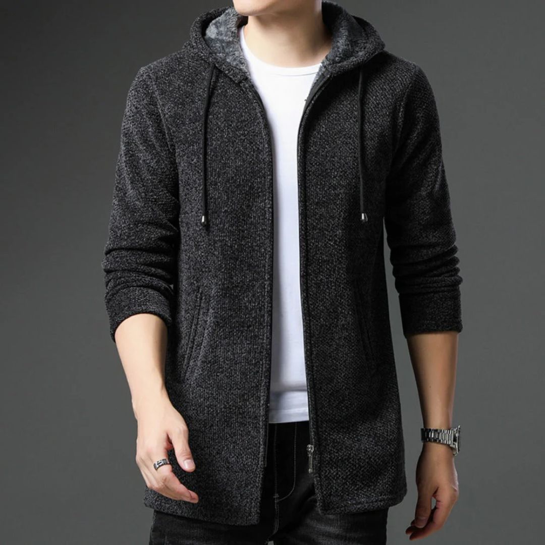 Gabriel Long Hooded Cardigan