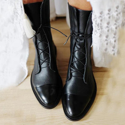 Leather Heeled Boots